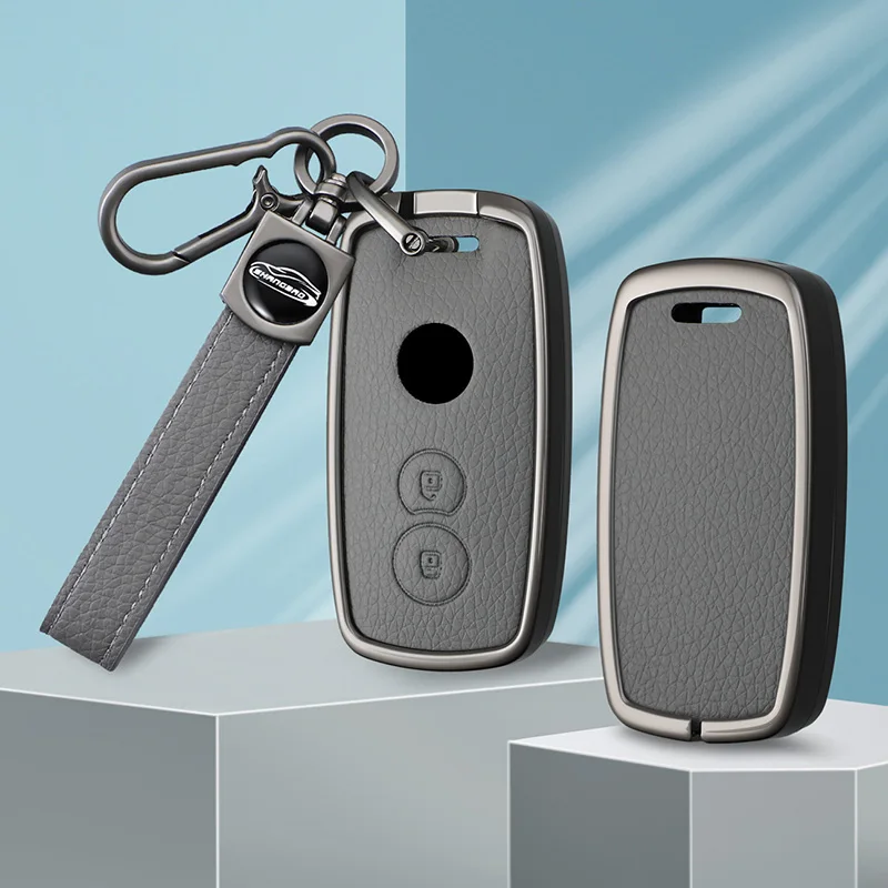 Metal Car Remote Key Case Cover For Suzuki Grand Vitara SX4 S-Cross XL-7 Kuyucha Sch4 Swift 2007-2010 Protection Shell Holder