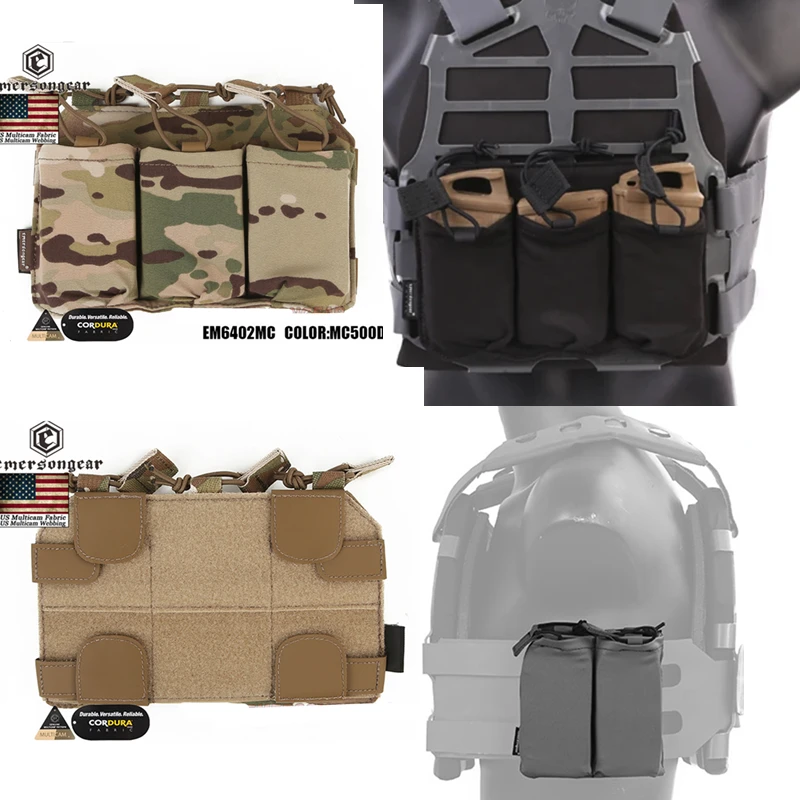 

Double/Triple Elastic SS TAC Magazine Pouch | Quick-Access Cartridge Holder | Range & Outdoor Shooting Accessory