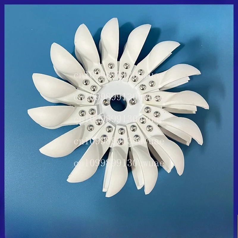 

Impact Type Water Wheel Bucket Board DIY Hydraulic Generator, High Efficiency Impact Impeller, Light and Sturdy