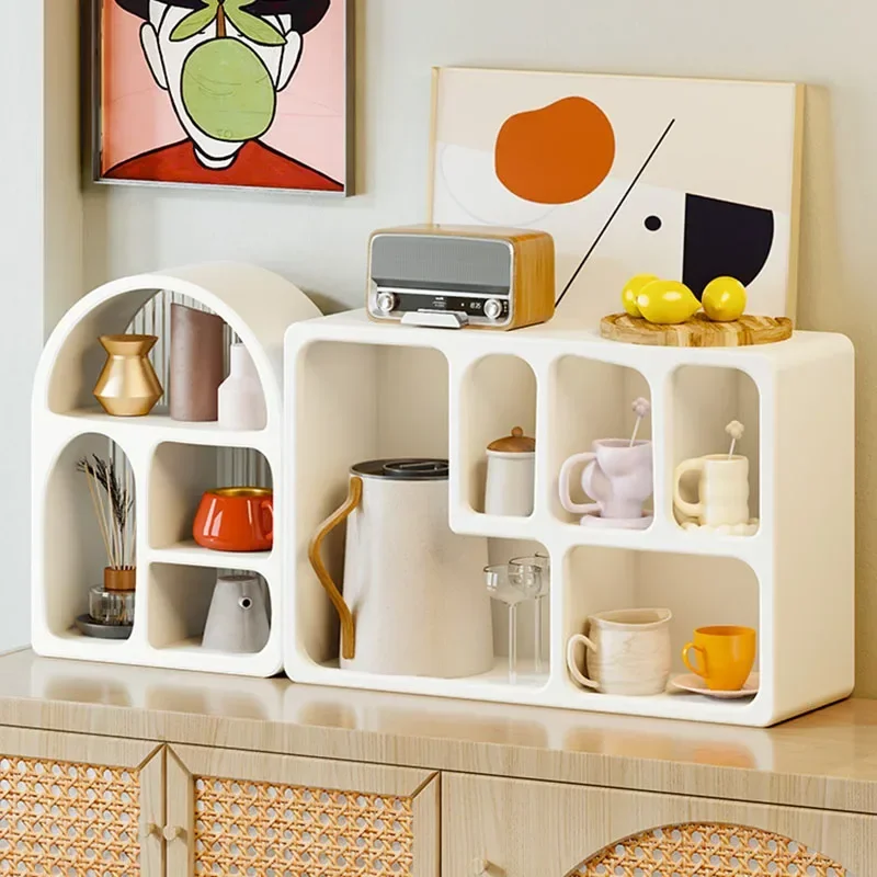 

Белый косметический шкаф-витрина, регулируемые полки, органайзер для духов, настольное хранилище для ванной комнаты, офиса, домашнего декора, подстаканник