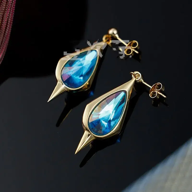 أقراط أنيمي Genshin تأثير كايا تأثيري ، خطاف الأذن ، اكسسوارات مسمار ، دعامة زي ، هدايا