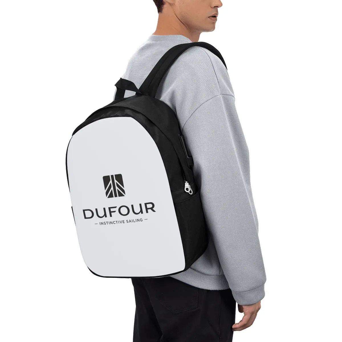

Dufour Yacht Backpack Travel Notebook Bag Computer College Student School Bag Laptop Shoulder Bags for Men Women