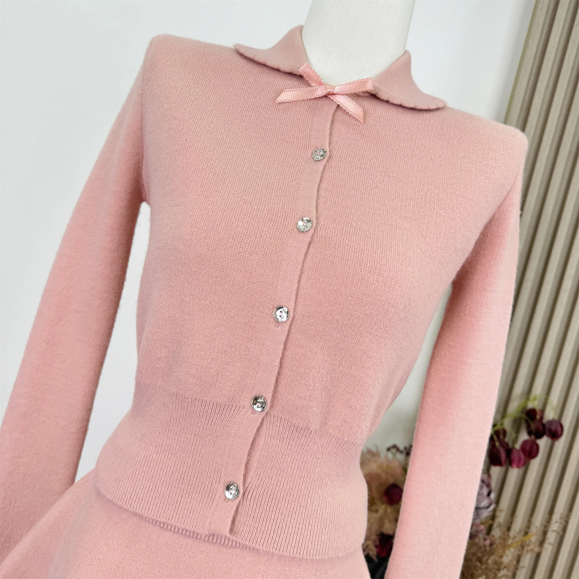 Women's Autumn Winter Lovely T - Longline Cardigan Knit ulasan dan harga
