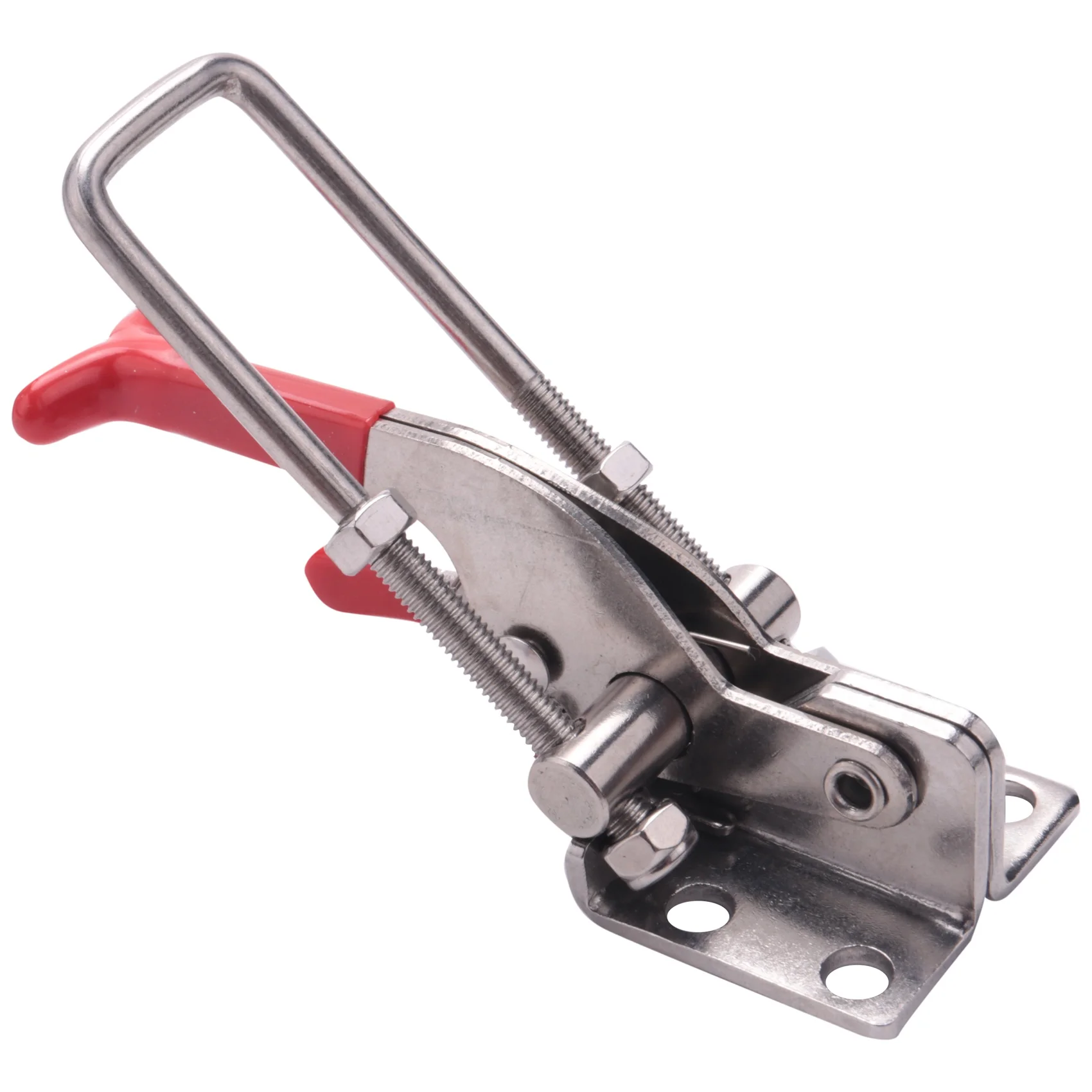 AT63 2-Pack 2000Lbs Heavy Duty Self-Lock Toggle Clamp, Adjustable U Bolt for Latch, Carbon Steel Quick Fixture for Machinery
