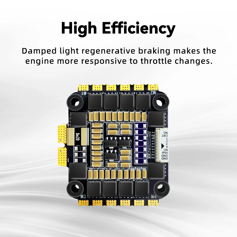 FLYCOLOR BLS-04 4in1 ESC 55A Work for Stack F4 F7 Flight Controller  Quadcopter FPV Racing Drone Aircraft 170-450 multi-rotors