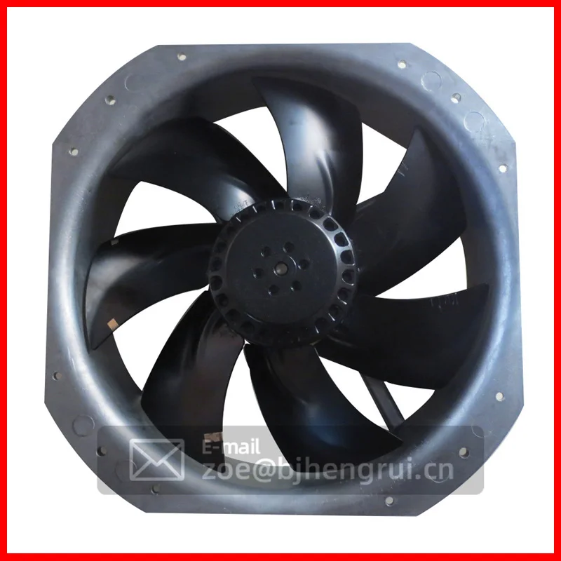 W2E250-HJ28-01 230V AC 115W/160W 0.51A 2600RPM Ball Bearing Electric Control Cabinet Chassis Axial Cooling Fan