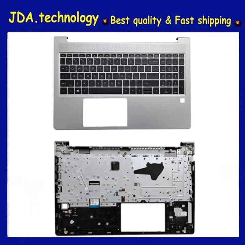 

MEIARROW NEW/Orig For HP ZHAN 66 PRO 15 G4 PROBOOK 450 455R G8 G9 palmrest US keyboard upper cover Backlight