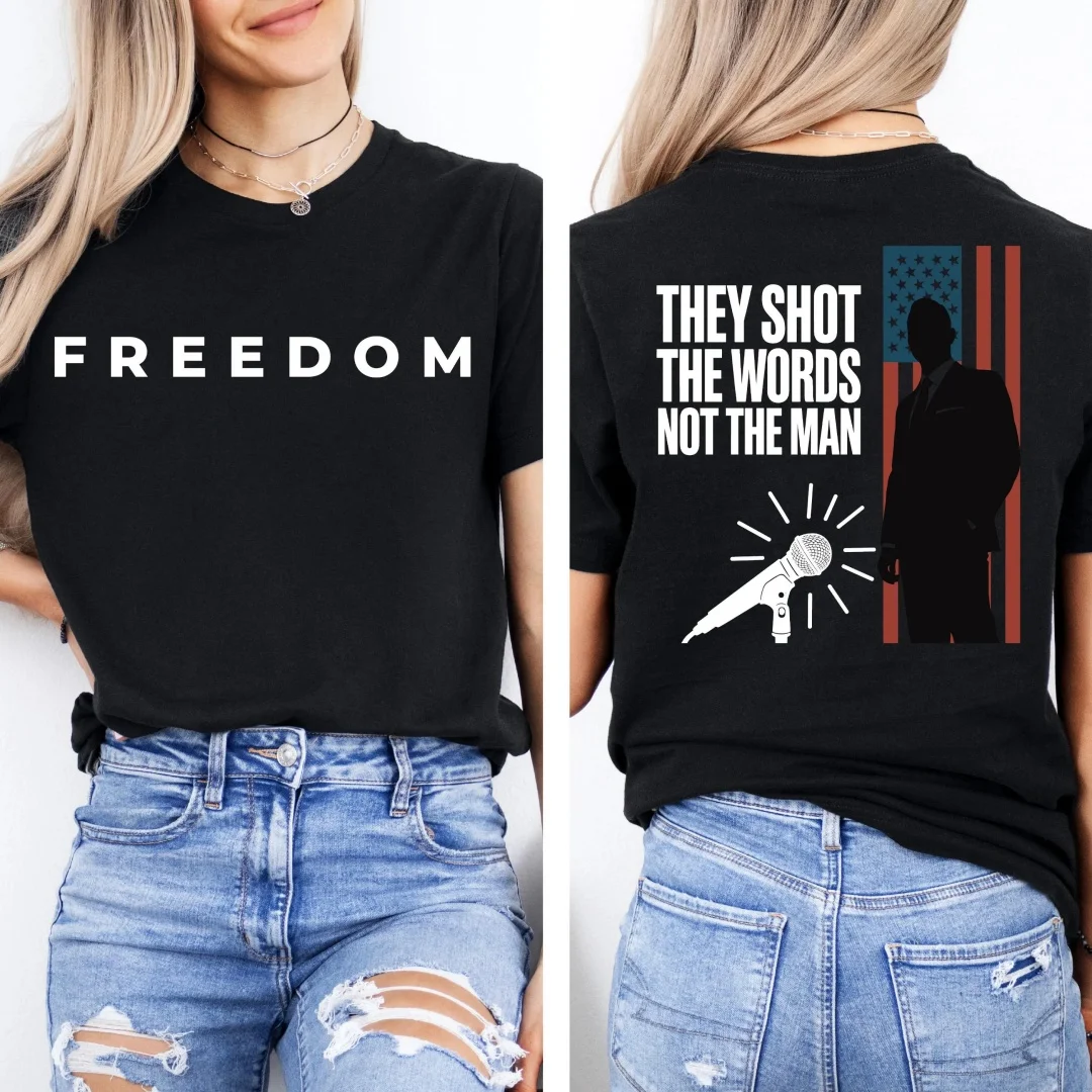 Camisa Charlie Kirk 2028, a liberdade não é grátis, camisa republicana, camisa patriótica Charlie Kirk, top de conscientização política