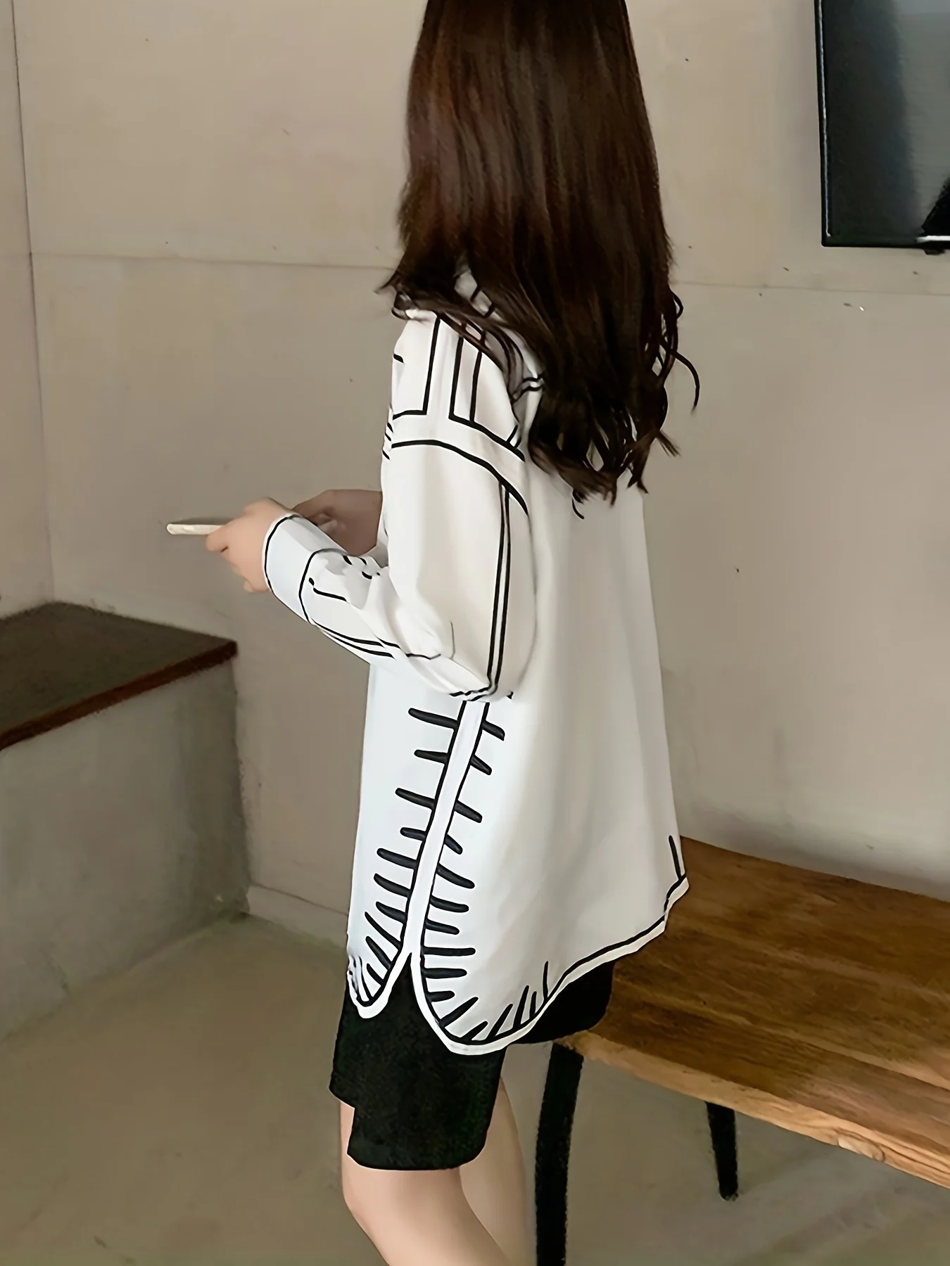 Y2K style shirts casual loose Women blouses Long Sleeve shirts Tops Clothes Blusas Mujer