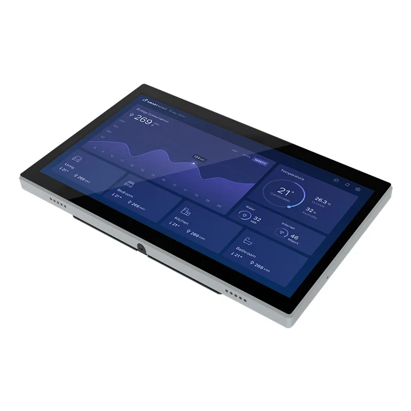 New Arrival 8 Inch Rockchip RK3566 Quad Core 2GB RAM Multi Android PoE Touch Panel Smart Home with Metal case