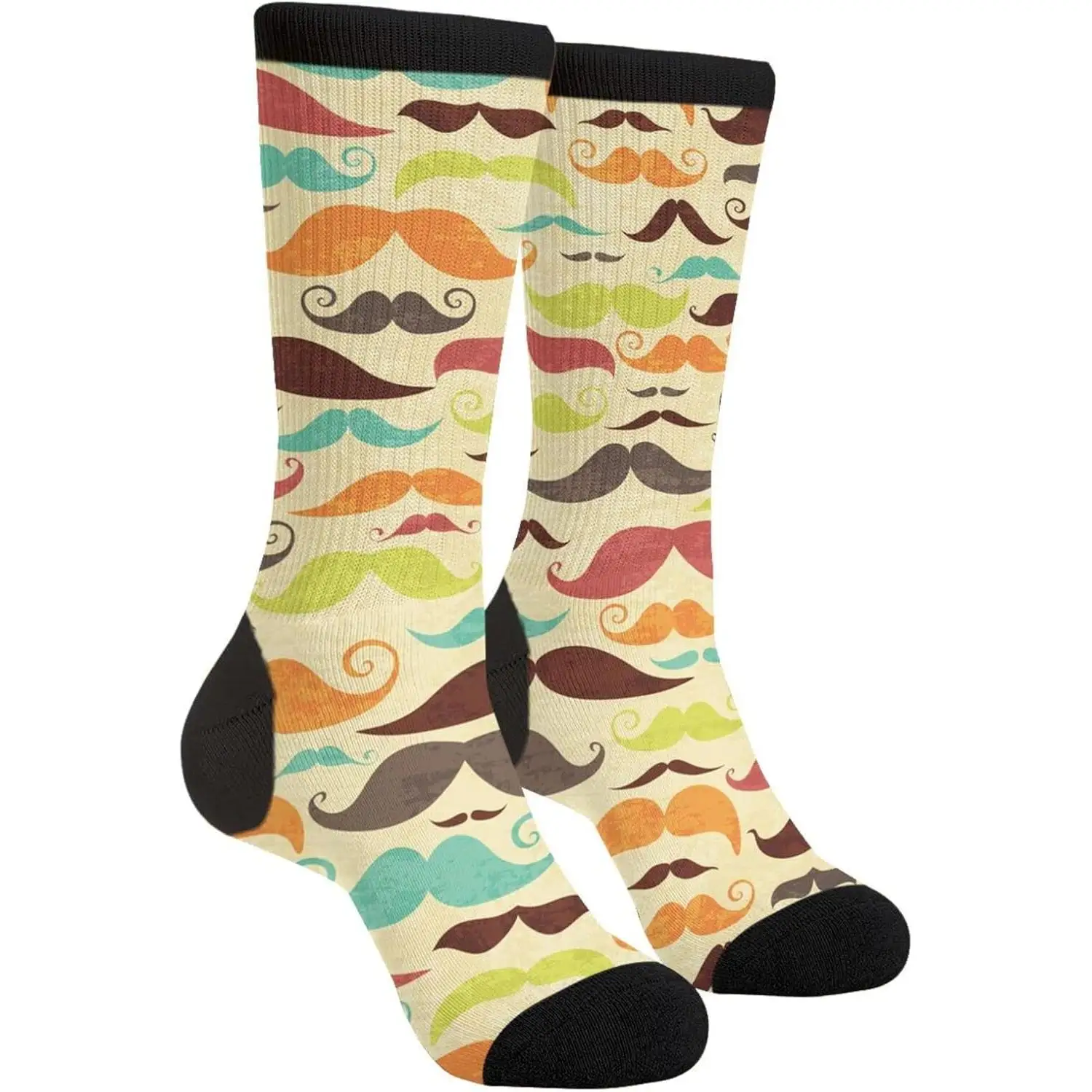 

Повседневные забавные забавные новые носки для мужчин и женщин, новинка в стиле хип-хоп, трендовые носки с принтом, дышащие нескользящие спортивные носки в стиле ретро