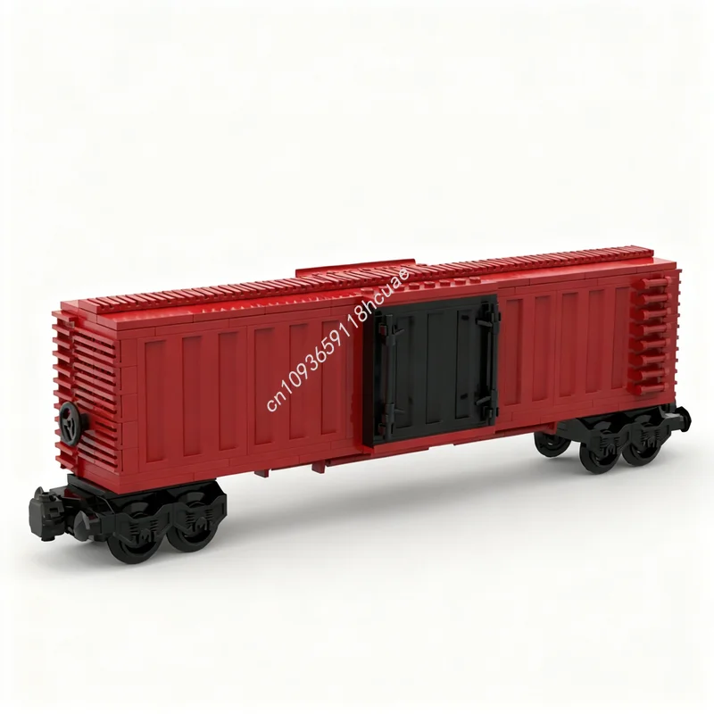 

305pcs MOC City Trains BoxCar Model Building Blocks Architecture DIY Christmas Gifts Creative Idea Education Toys Brick Kids