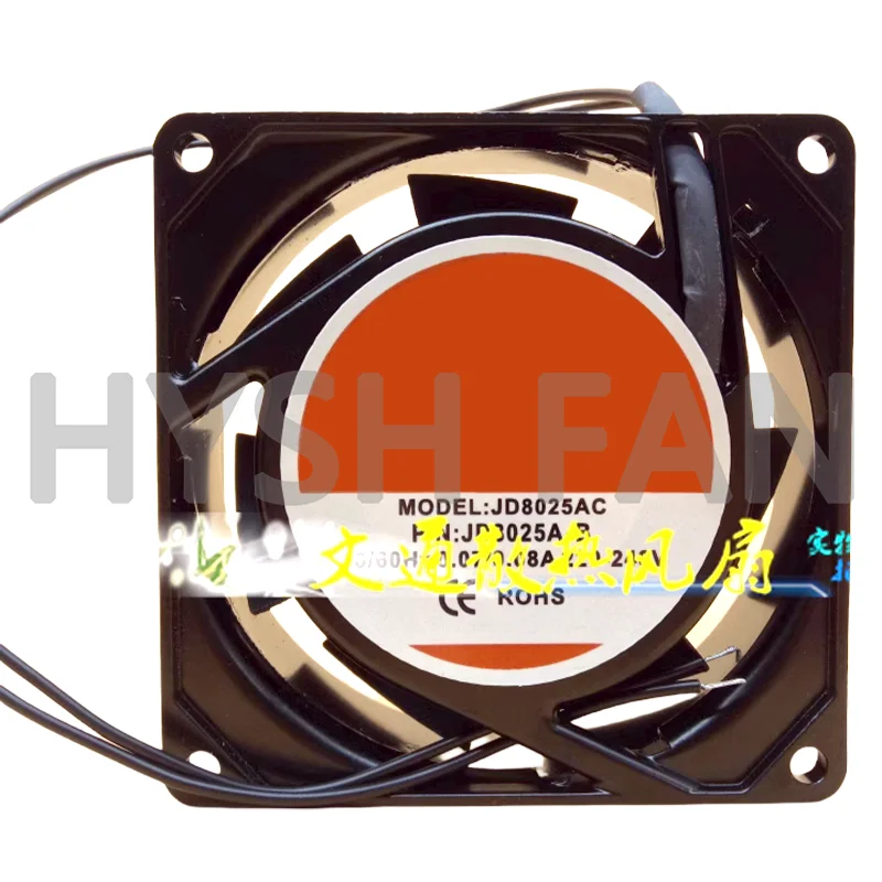 

New Cooling Fan JD8025A2S AC220-240V 0.07/0.08A JD8025A2B