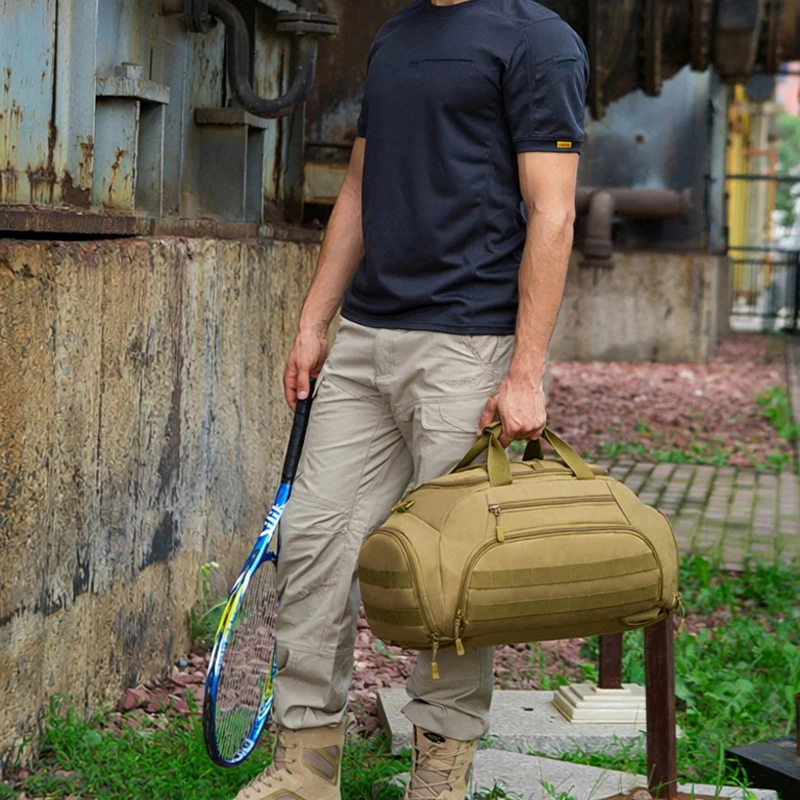  Tactical Duffle Backpack 45L Travel Bag Waterproof Outdoor Gym Handbag Crossbody Luggage Bag For Camping Hiking Travel