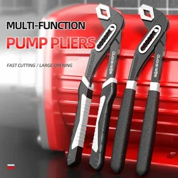 8/10/12In Multifunctional Water Pipe Pliers Large Adjustable Anti-Slip Stable Clamping Adjustable Wrench Maintenance Tool