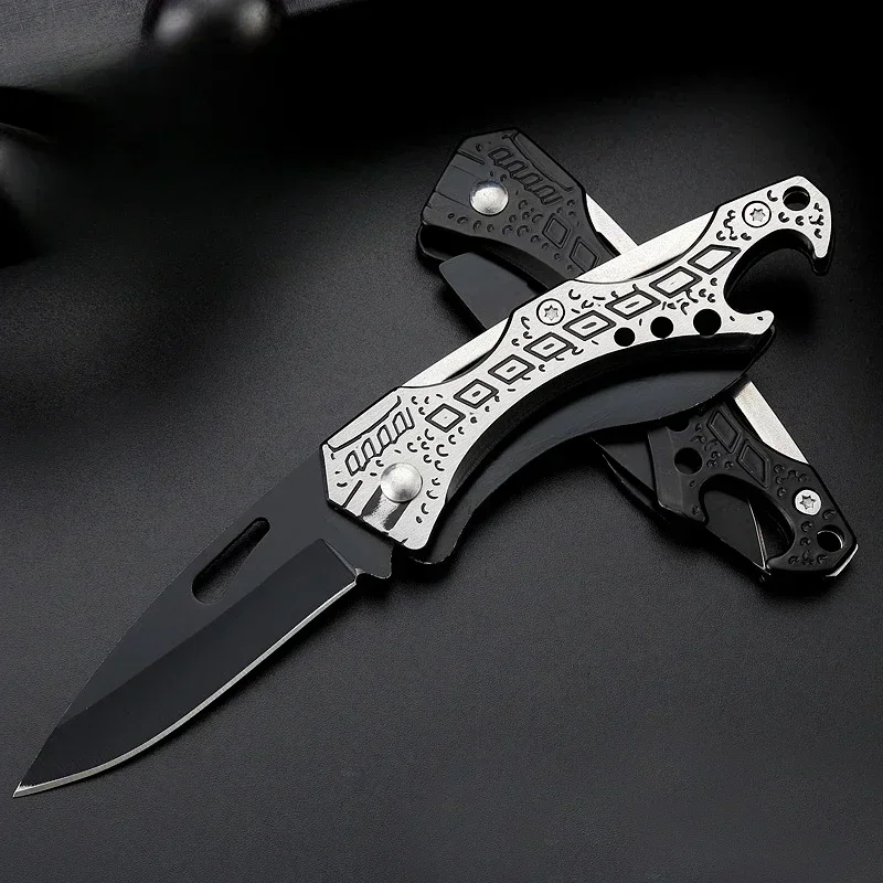 

Outdoor Camping Survival Multifunctional Keychain Knife EDC Tools Tactical Emergency Pocket Knife Self-defense Folding Knife