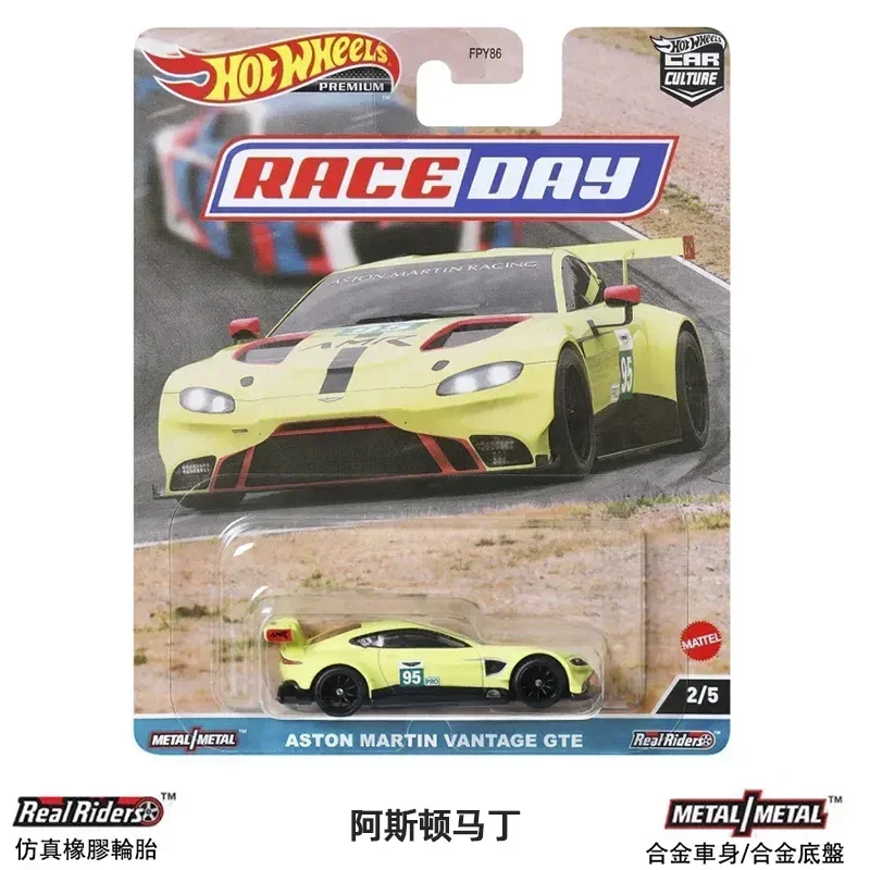 Original Hot Wheels Car Culture Race Day Kid Toy for Boy Premium Vehicle 1/64 Diecast Audi R8 Ford Capri Porsche 935 Collection