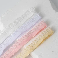5Meters Elastic Lace Trim Ribbons for Party Dress Decoration Clothing DIY Crafts Supplies Needlework High Quality Sewing Fabric 5