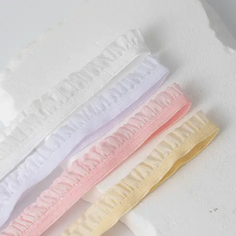 पार्टी ड्रेस सजावट वस्त्र DIY शिल्प आपूर्ति सुईवर्क उच्च गुणवत्ता सिलाई कपड़े के लिए 5 मीटर लोचदार फीता ट्रिम रिबन 10 best sales सिलाई की धारणाएँ - №3