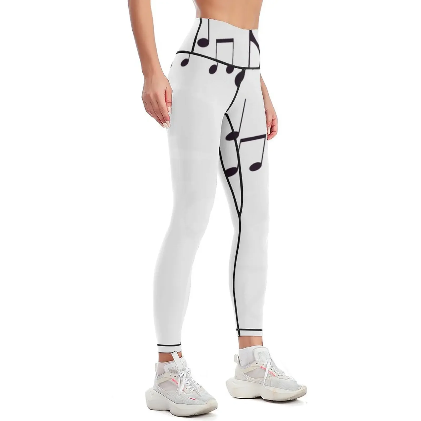 Women's music Leggings sportswear woman gym 2025 legings for fitness Women's sports pants Clothing fitness Womens Leggings