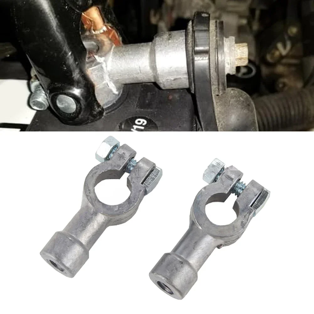 2PCS Battery Connection Adapter For Top Post To Side Terminal Rewiring In Cars Trucks RVs Boats And Off Highway Vehicle Setups