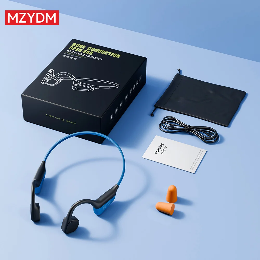 

Bone Conduction Headphones Wireless Bluetooth5.3 Neckband Earphones I18PRO HiFi Sound Earbuds Sports IPX6 Waterproof Headset