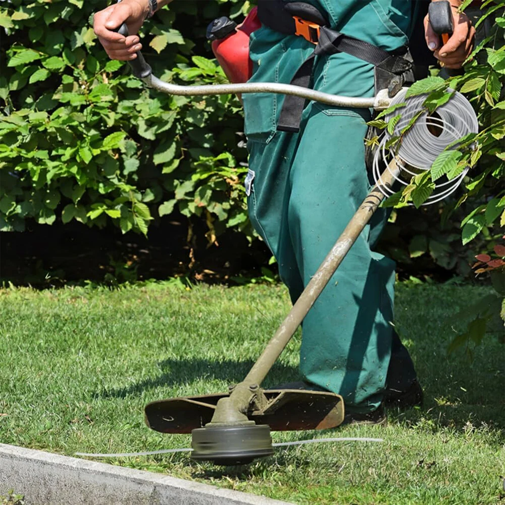 Fil d'acier en Nylon de 2.4mm 3mm, ligne de débroussailleuse, corde de tondeuse à gazon, cordon résistant à l'usure, accessoire d'outil de jardin de remplacement tranchant