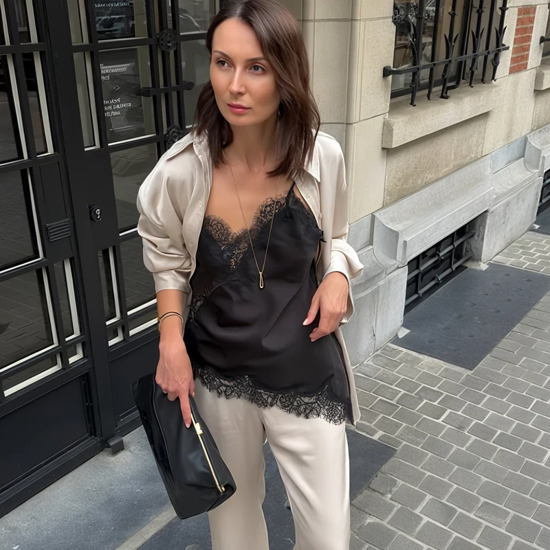 Thumbnail 2 - #40 Latest Lace Trim Camisole Offers