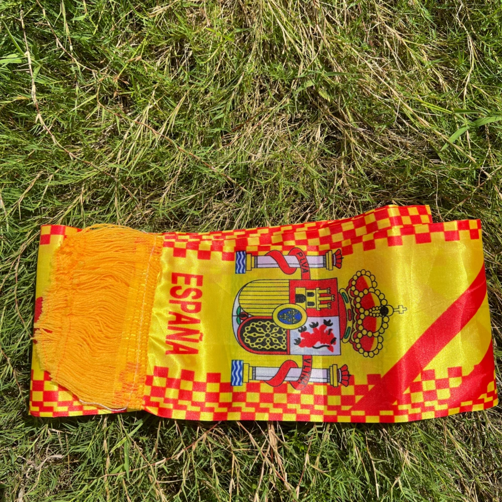 Bufanda España Selección Oficial Satén Doble Cara para Aficionados Fútbol - imagen 4