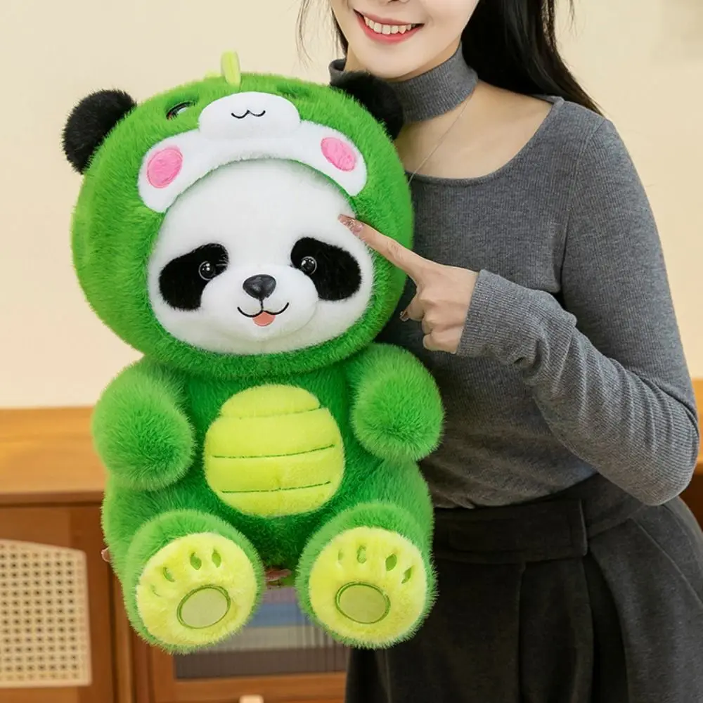 PP Katoen Transformeren Draak Panda Pop Zacht Krokodil Simulatie Panda Knuffels Comfortabel Ins