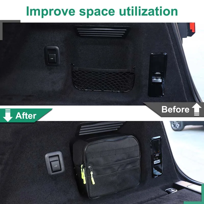For  Range Rover Sport  2023 2024  Trunk Organizer Car Trunk Organizer Bag Storage Bag Car Interior Accessories