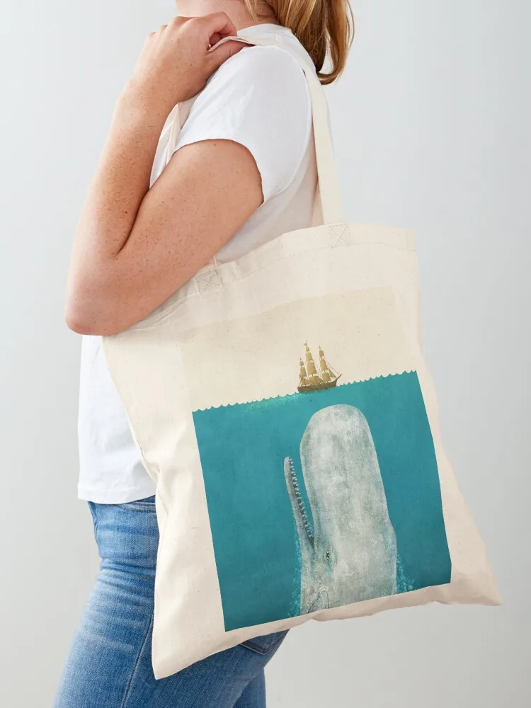 

The Whale - colour option Tote Bag Big bag women Shopper shopping bag logo Cloth