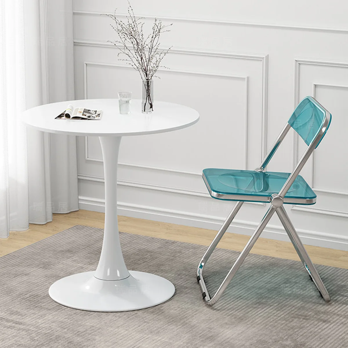 Nordic home leisure table hotel business reception office negotiation round table ins wind milk tea coffee shop coffee table