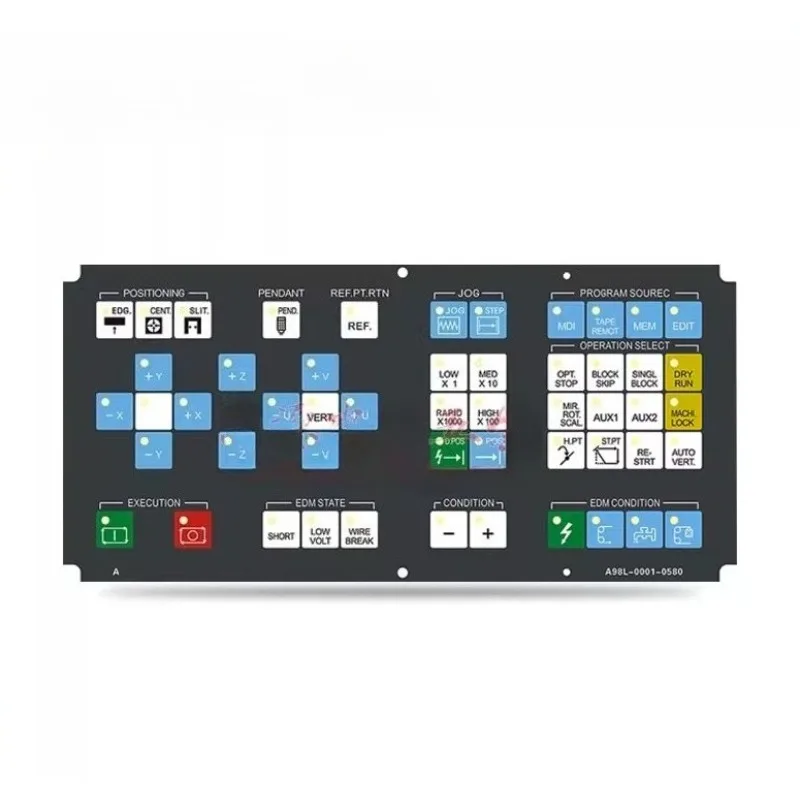 1PC For Fanuc EDM A98L-0001-0581 membrane and 12 key membrane Size 310L*21W for the keypads