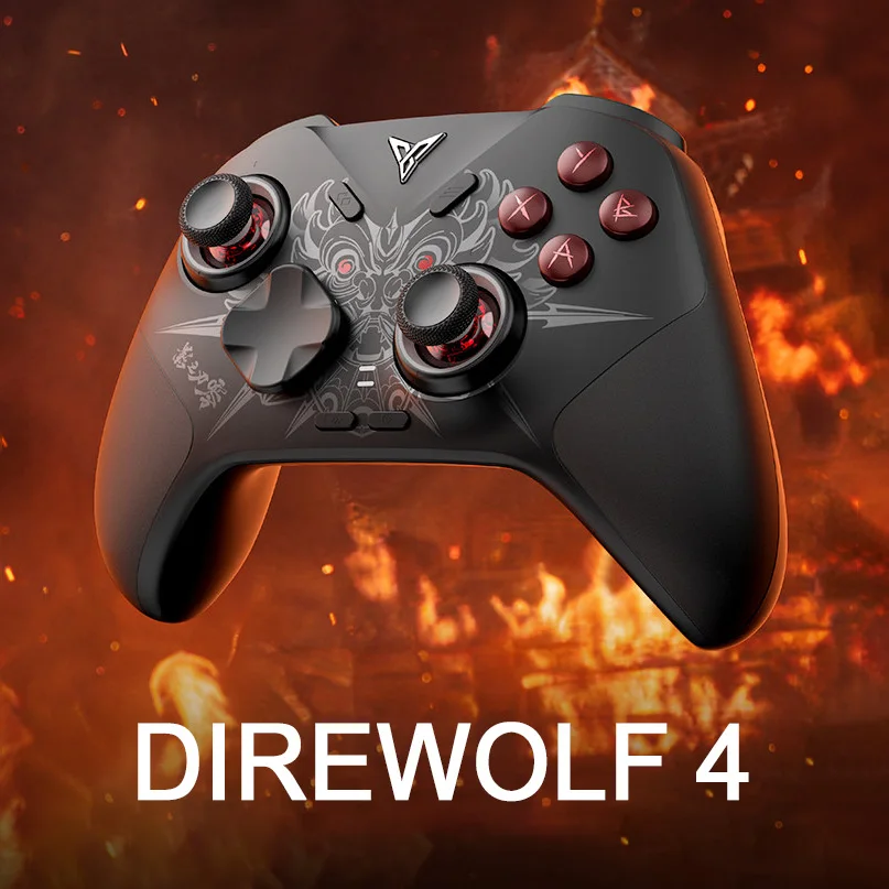 Direwolf 4 Phantom Blade Zero Wireless Gamepad Force Adjustable Trigger Multi Platform Controller for PC Switch Mobile Gaming