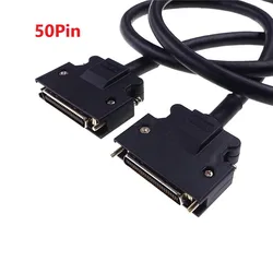 1 Piece SCSI Cable 50 Pin Servo Data Connector Extension MDR M to Male 10350 for Yaskawa Delta / Panasonic / Mitsubishi