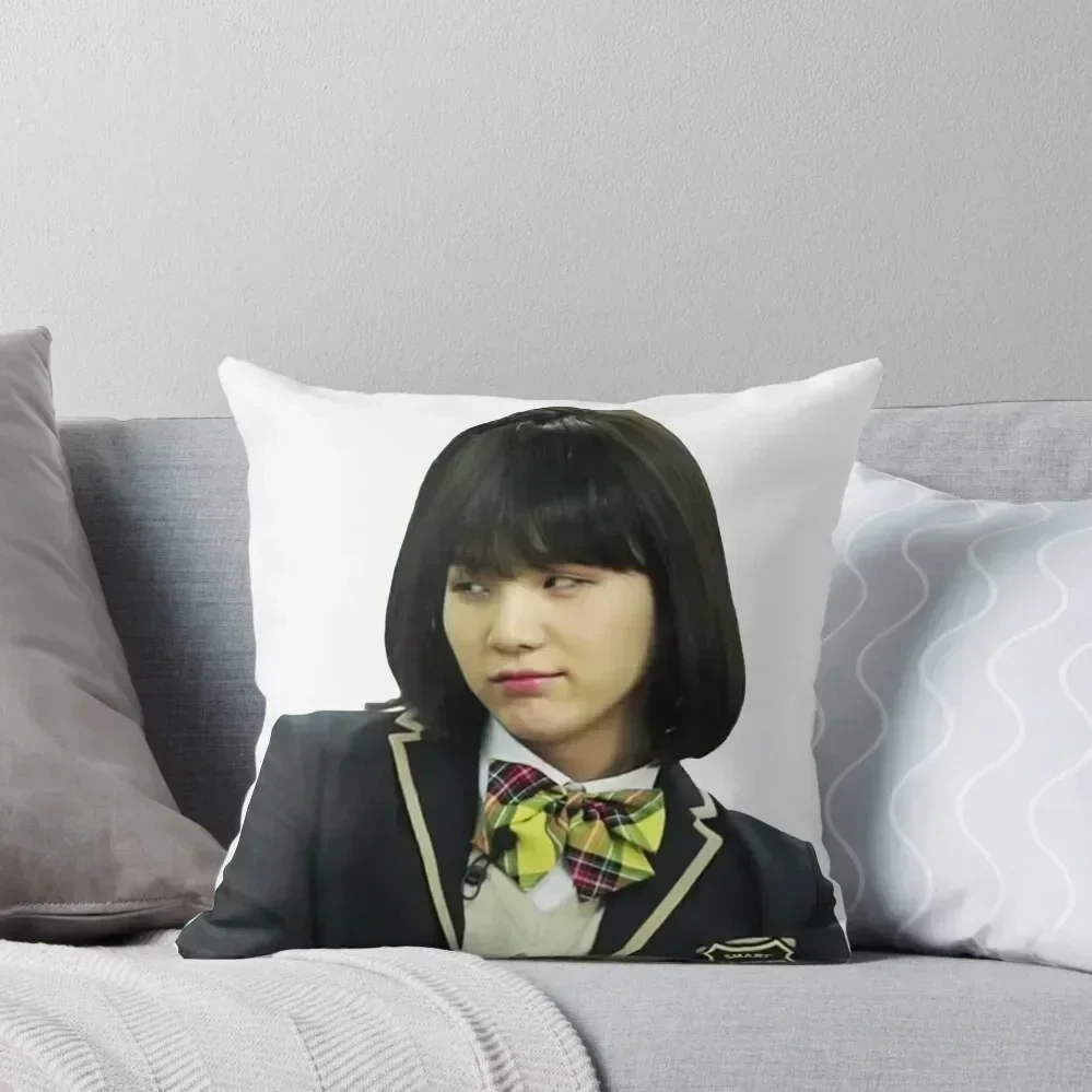 

Min Yoonji Throw Pillow anime girl Cusions Cover pillow