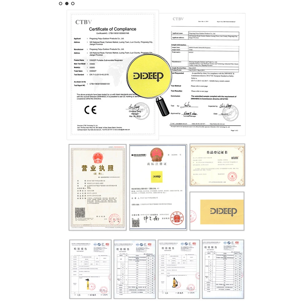 DIDEEP Hochspannungs-Druck-Handpumpe der vierten Stufe, Tauchen, Sauerstoffflasche, Inflator, betriebene Luftpumpe, Kompressorzylinder
