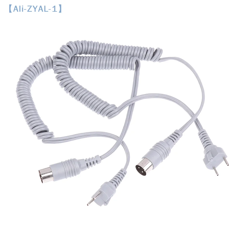 【ZYAL-1】1.5M Grey 3-pin 9mm For Strong 210 204 90 105L 102L Nail Handle Power Cable Electric Manicure Drill Spring Wire