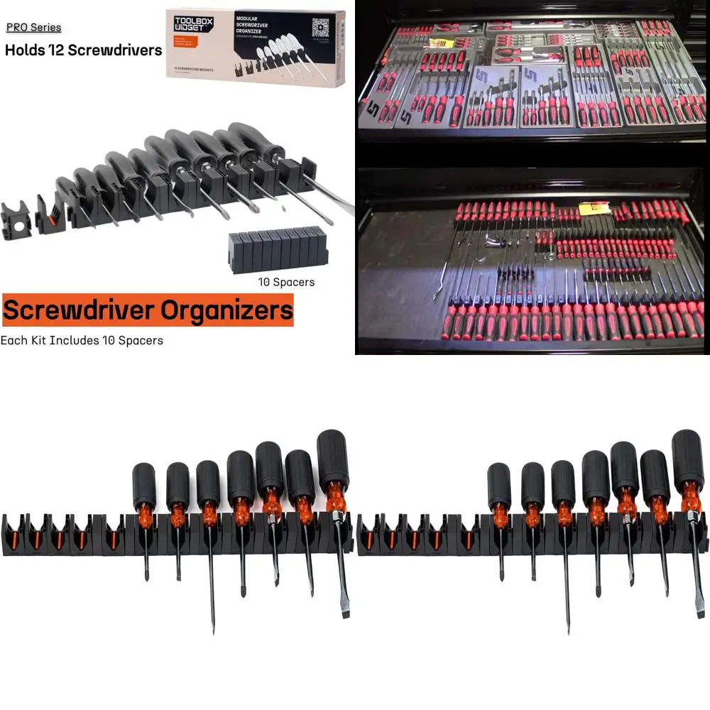 

Набор магнитных держателей для инструментов - 6 упаковок, 72 держателя, идеально подходит для механиков и любителей DIY