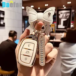 TPU Key Cover Case Keychain For Hyundai Ix35 Grand I10 Elantra 2017 Tucson Sonata Ix25 I20 Creta Santa Fe GLS Reina Key Holder