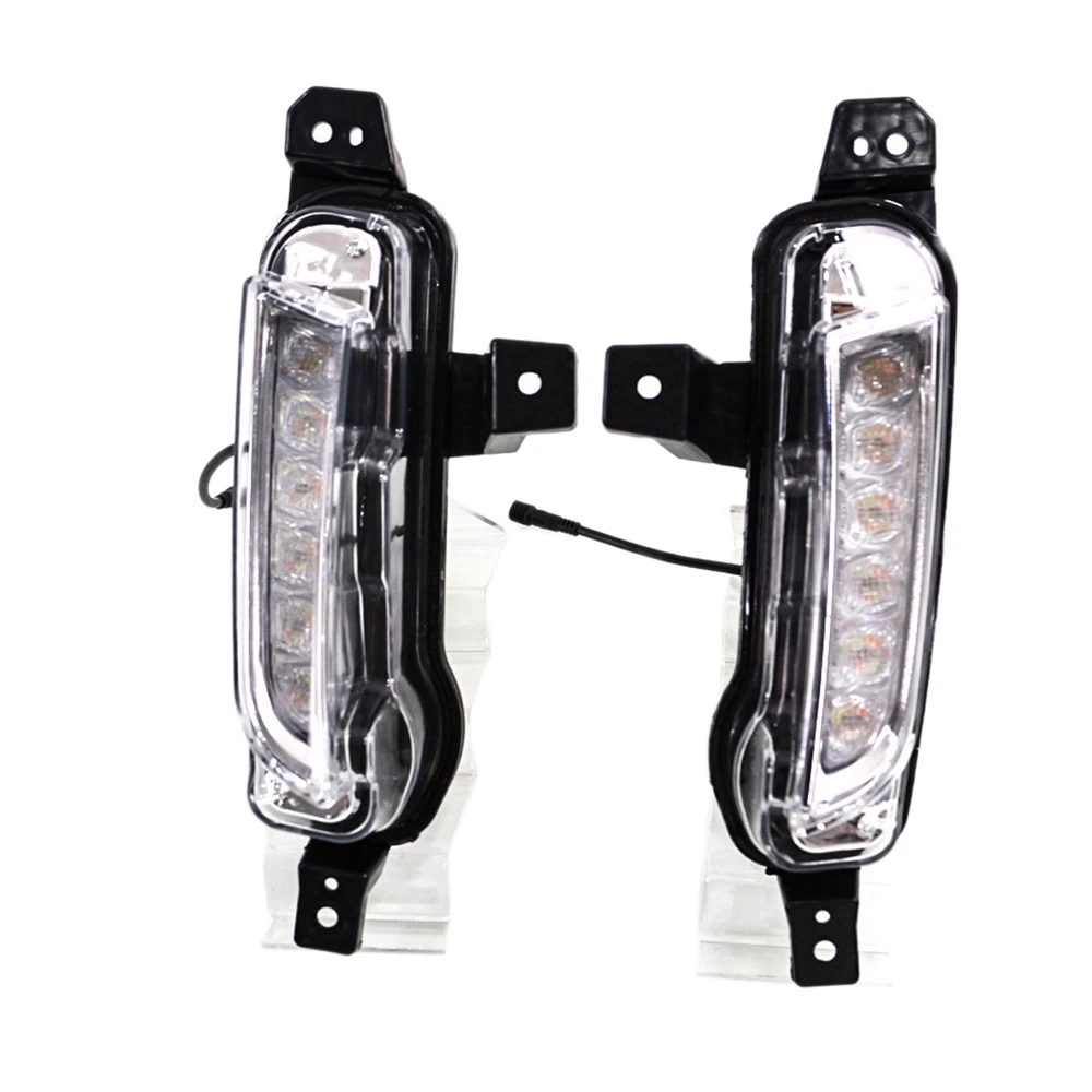 

2Pcs for Suzuki Vitara Modified LED Daytime Running Lights, Two-Way Dual-Color Daytime Running Lights, Fog Lights