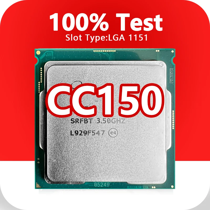 CC150 CPU 8 Cores 16 Threads 3.50GHz 16MB 95W LGA1151 For H310 B365 H370 Z370 Z390 C242 C246 motherboard   CC150 SRFBT processor