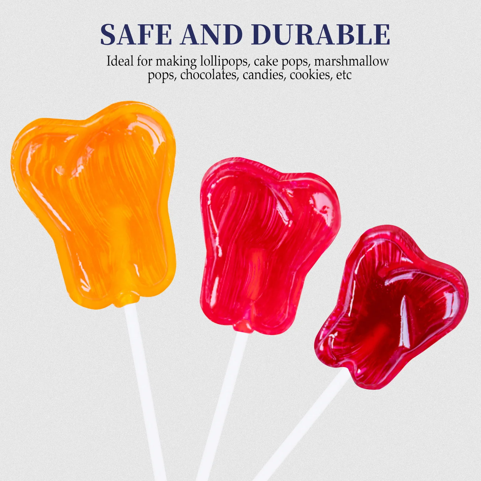 

1 set Lollipop Sticks With Treat Bags Diy Candies Sticks Baking Tools For Wedding Party Chocolate Cake Pops Supplies