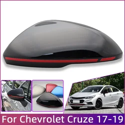 Car Accessories Rearview Mirror Cap Cover For Chevrolet Cruze 2017 2018 2019 Exterior Door Wing Side Mirror Case Housing Lid