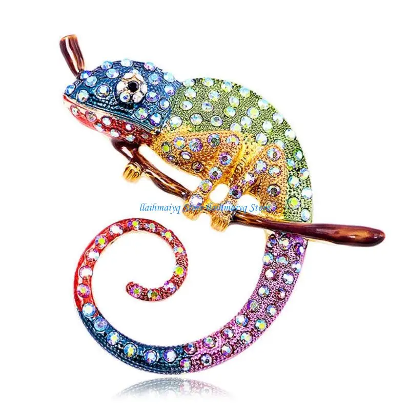 

573B Vibrant Alloy Brooch Pin Four Colors Exquisite Craftsmanship Accessory