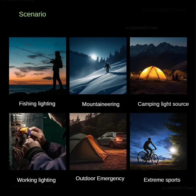 Xiaomi BEEBEST Multifunctional Powerful Light Headlamp Outdoor Camping Headlight Multifunctional Zoom Head Lamp Head Flashlight