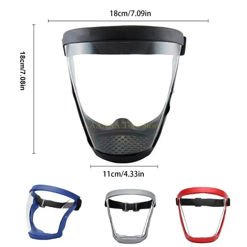 A2BE Pełna tarcza twarzy do narzędzia kuchennego motocyklowe maski wiatrowoodporne Maska tarcza twarzy z filtrem 20pcs