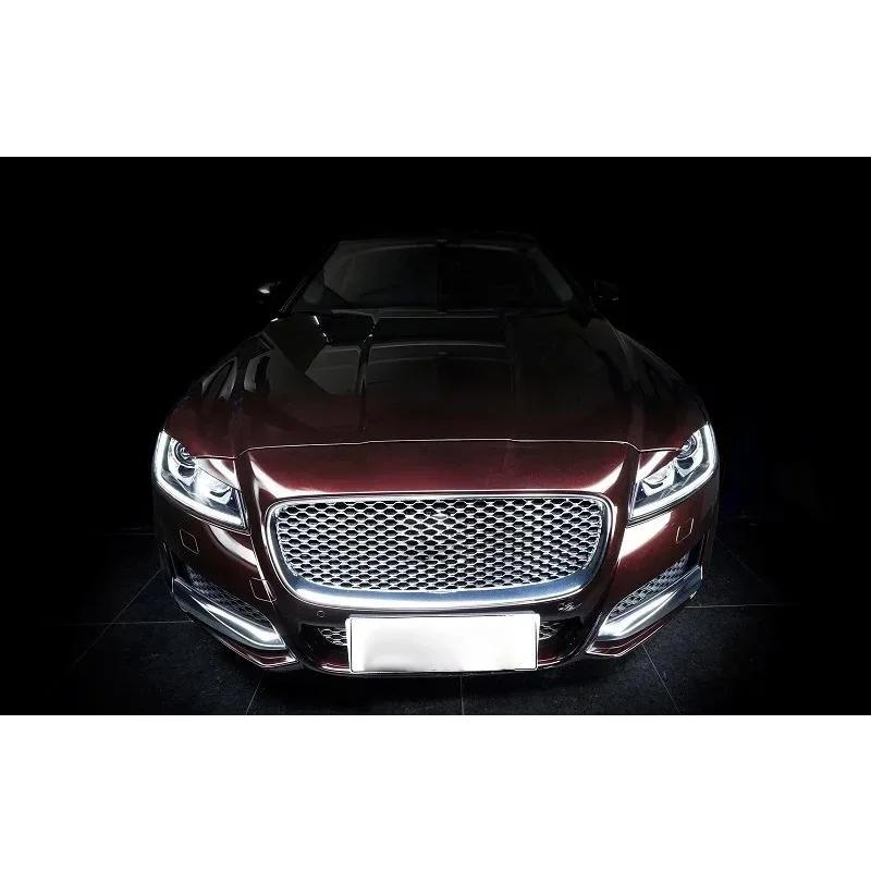 18- Sistema di aspirazione in vera fibra di carbonio a secco per Jaguar XF XEL XFL 2.0T GTR Tubo di aspirazione dell'aria (esclusa ingresso dell'aria in fibra di carbonio)