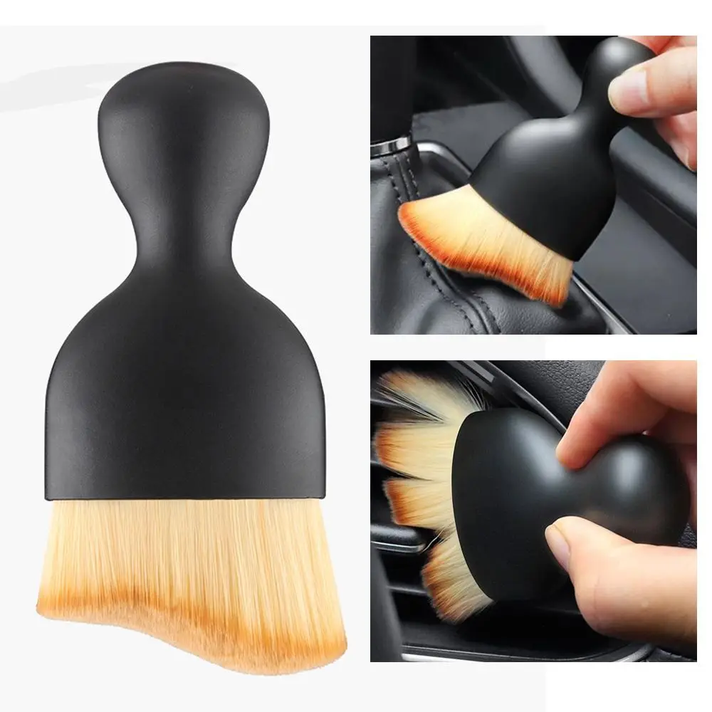 

Auto Maintenance Dashboard Air Outlet Gap Car Interior Cleaning Brush Makeup Brush Dust Removal Detailing Clean